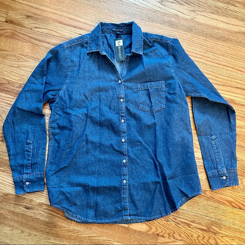 Blue Generation button down